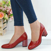 Pantofi Eleganti Dama din Piele Naturala,Sore